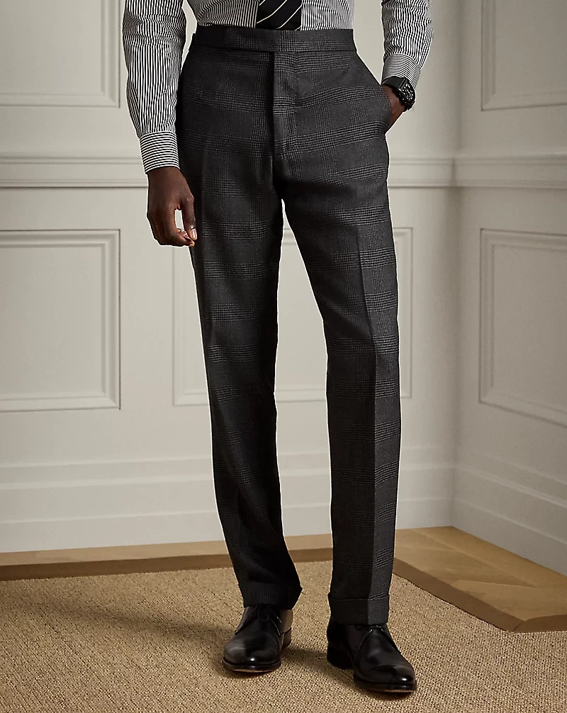 Kent Hand-Tailored Plaid Cashmere Suit