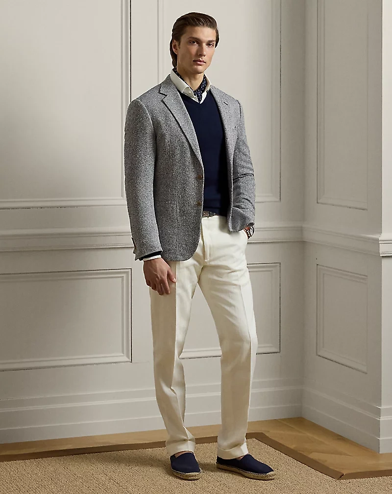 Kent Hand-Tailored Herringbone Jacket