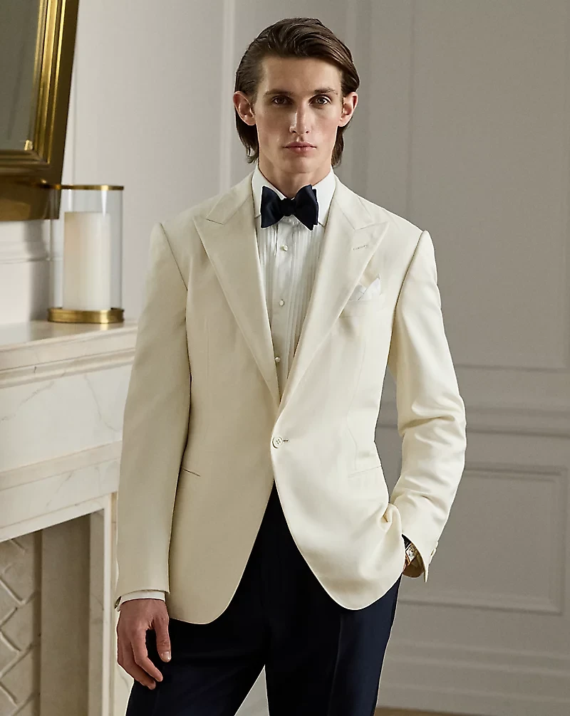 Kent Handmade Panama-Weave Suit Jacket