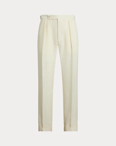 Glenn Hand-Tailored Basket-Weave Trouser