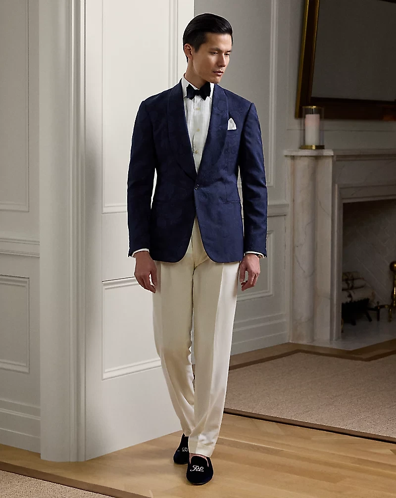 Kent Hand-Tailored Paisley Jacket