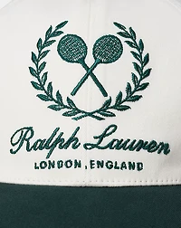Crest-Embroidered Twill Ball Cap