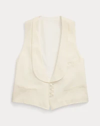 Handmade Panama-Weave Silk Vest