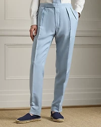 Gregory Hand-Tailored Linen-Silk Trouser
