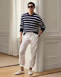 Hand-Tailored Linen Trouser