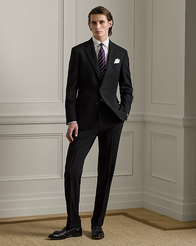 Gregory Hand-Tailored Wool Twill Suit