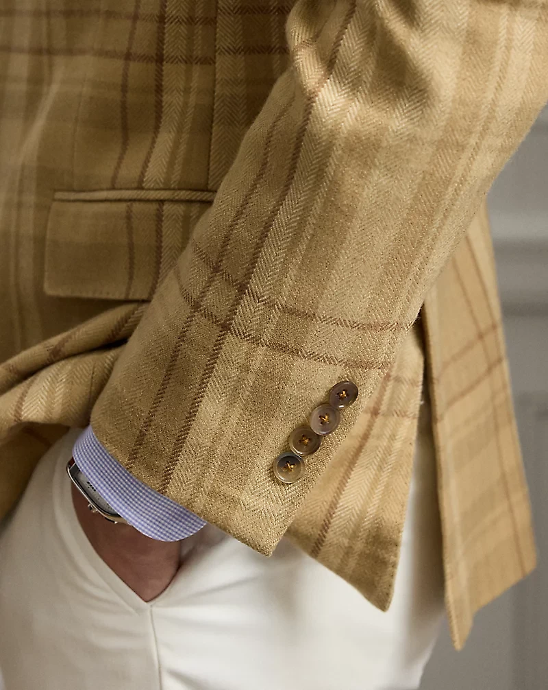 Kent Hand-Tailored Plaid Sport Coat