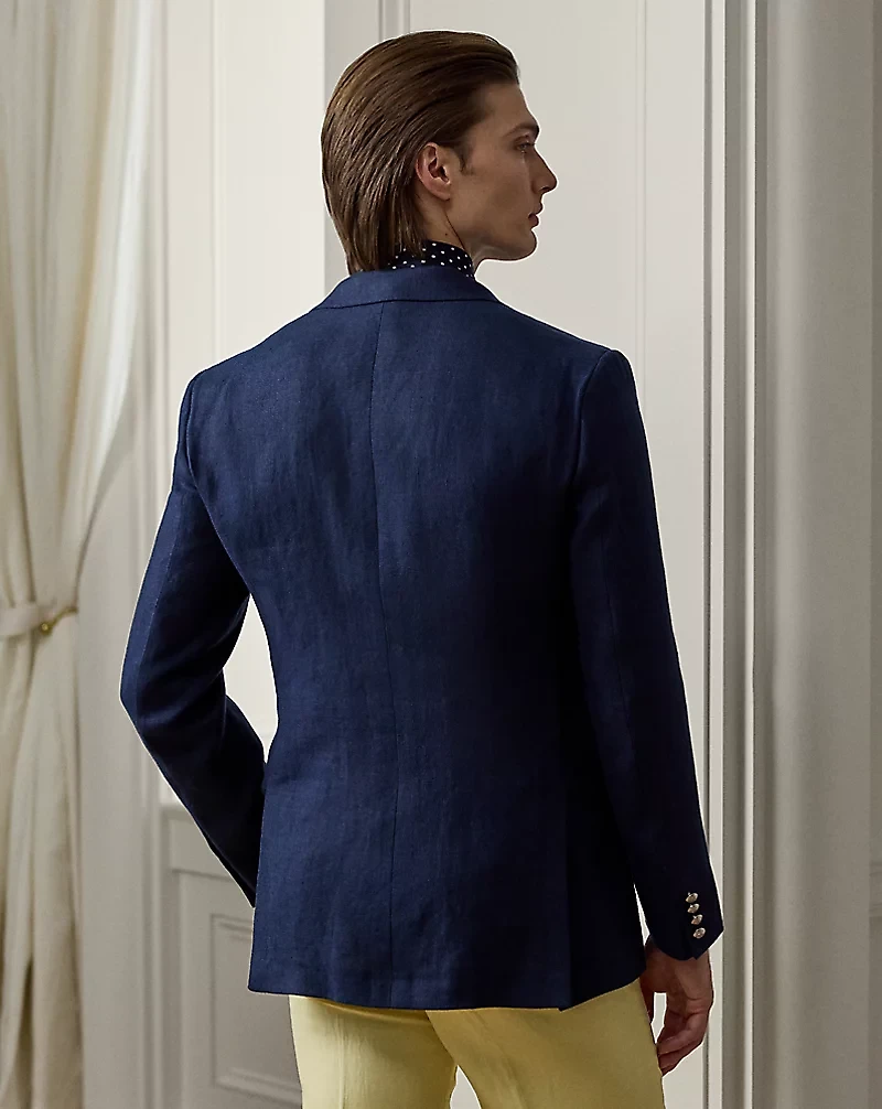 Kent Hand-Tailored Linen Suit Jacket