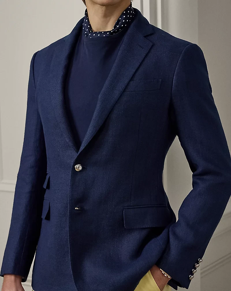 Kent Hand-Tailored Linen Suit Jacket