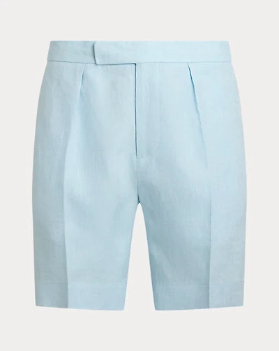 Basket-Weave Linen Short