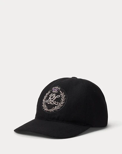 Bullion Crest Wool Ball Cap