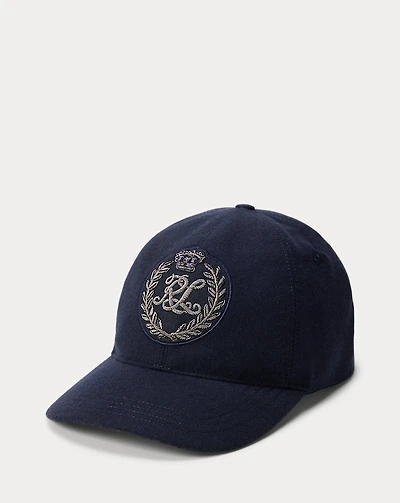 Bullion Crest Wool Ball Cap