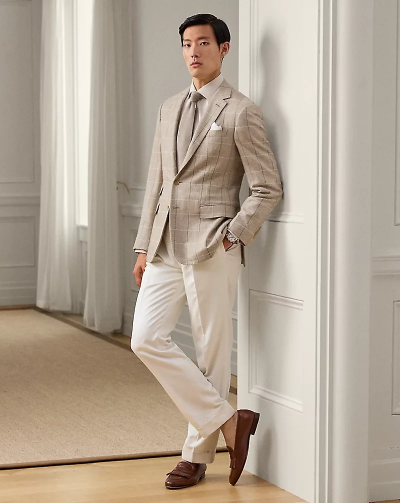Kent Hand-Tailored Plaid Sport Coat