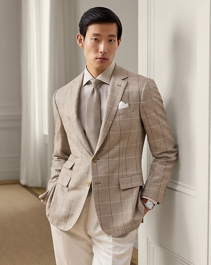 Kent Hand-Tailored Plaid Sport Coat