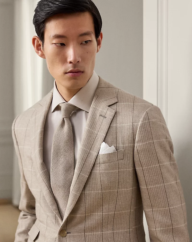 Kent Hand-Tailored Plaid Sport Coat
