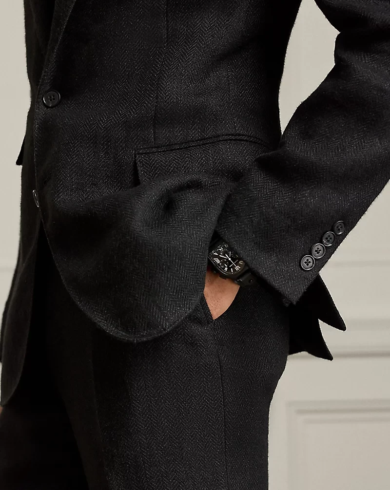 Kent Hand-Tailored Herringbone Jacket