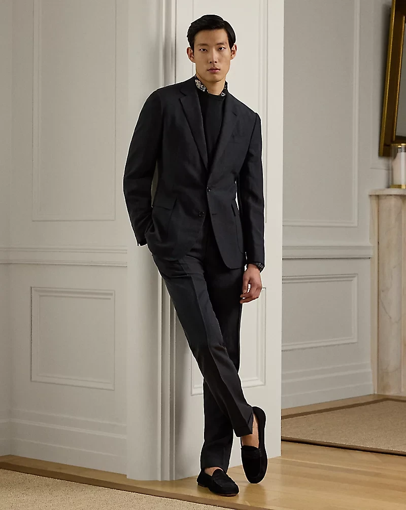 Kent Hand-Tailored Silk-Linen Jacket