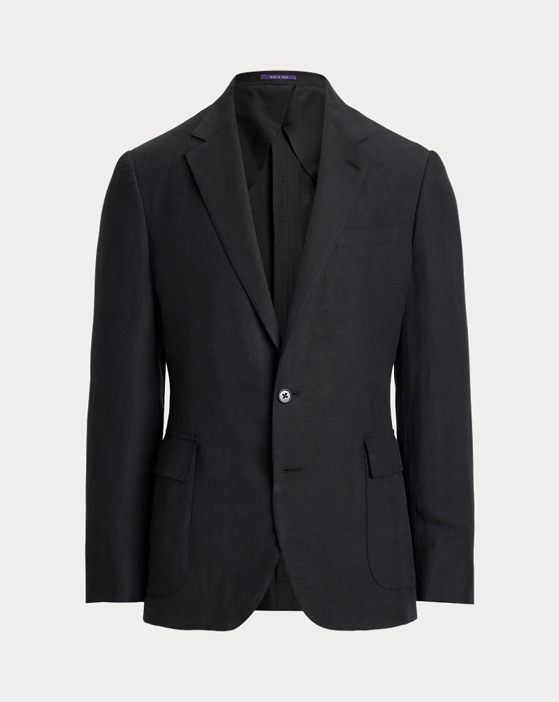 Kent Hand-Tailored Silk-Linen Jacket