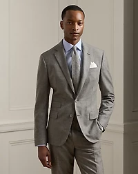 Kent Hand-Tailored Wool Sharkskin Jacket