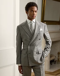 Kent Hand-Tailored Pinstripe Wool Suit