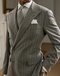 Kent Hand-Tailored Pinstripe Wool Suit