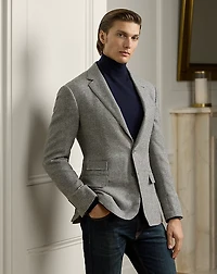 Kent Hand-Tailored Houndstooth Jacket