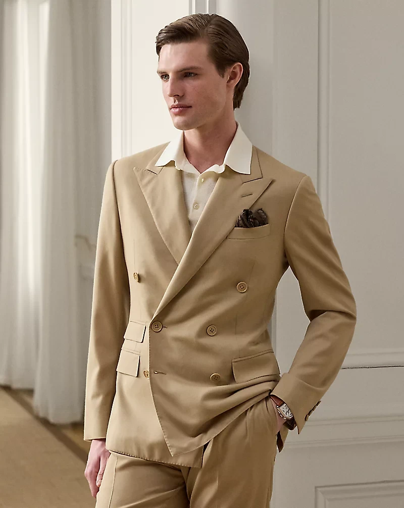 Kent Hand-Tailored Wool Gabardine Jacket