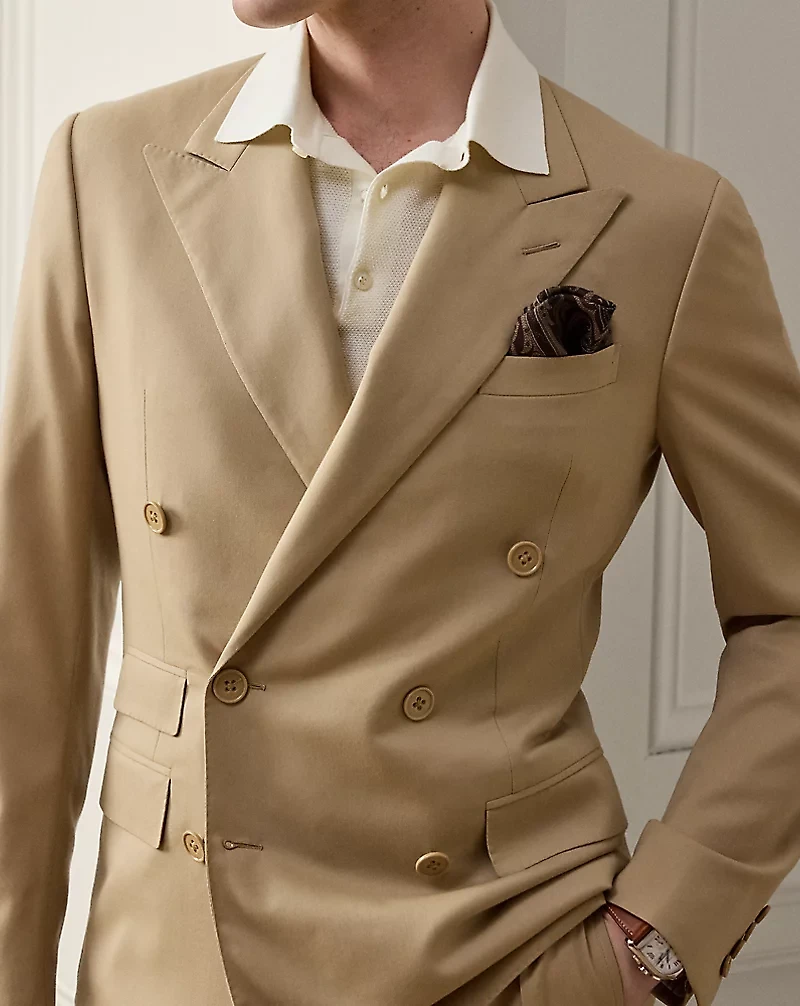 Kent Hand-Tailored Wool Gabardine Jacket
