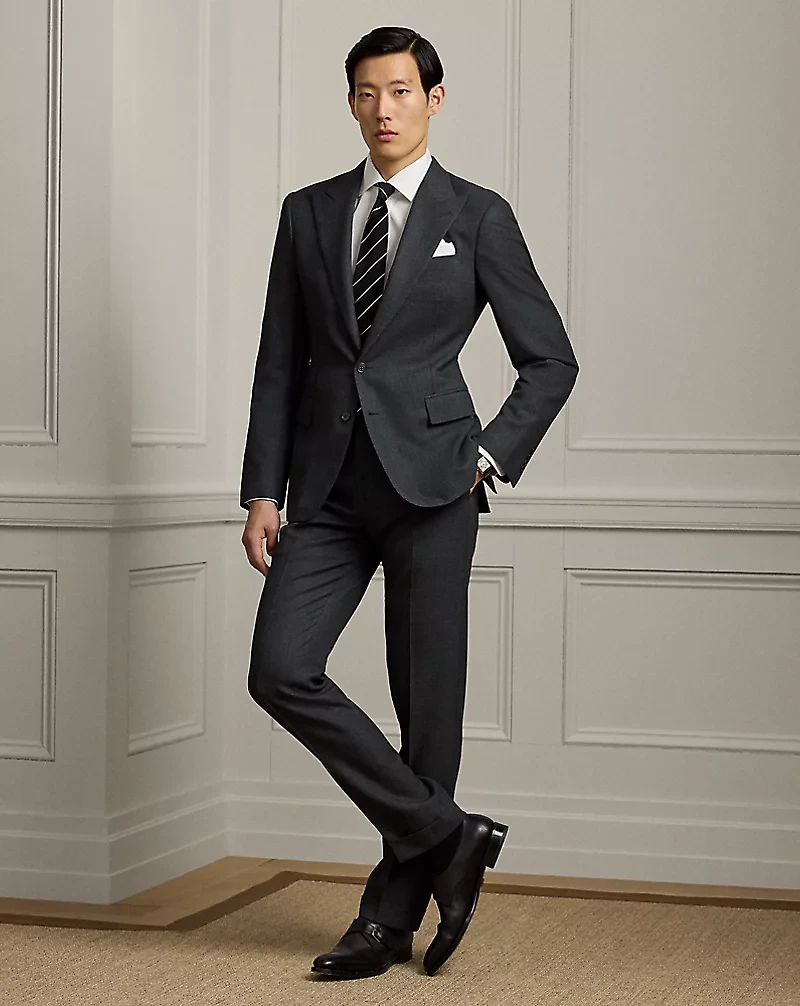 Gregory Hand-Tailored Birdseye Suit