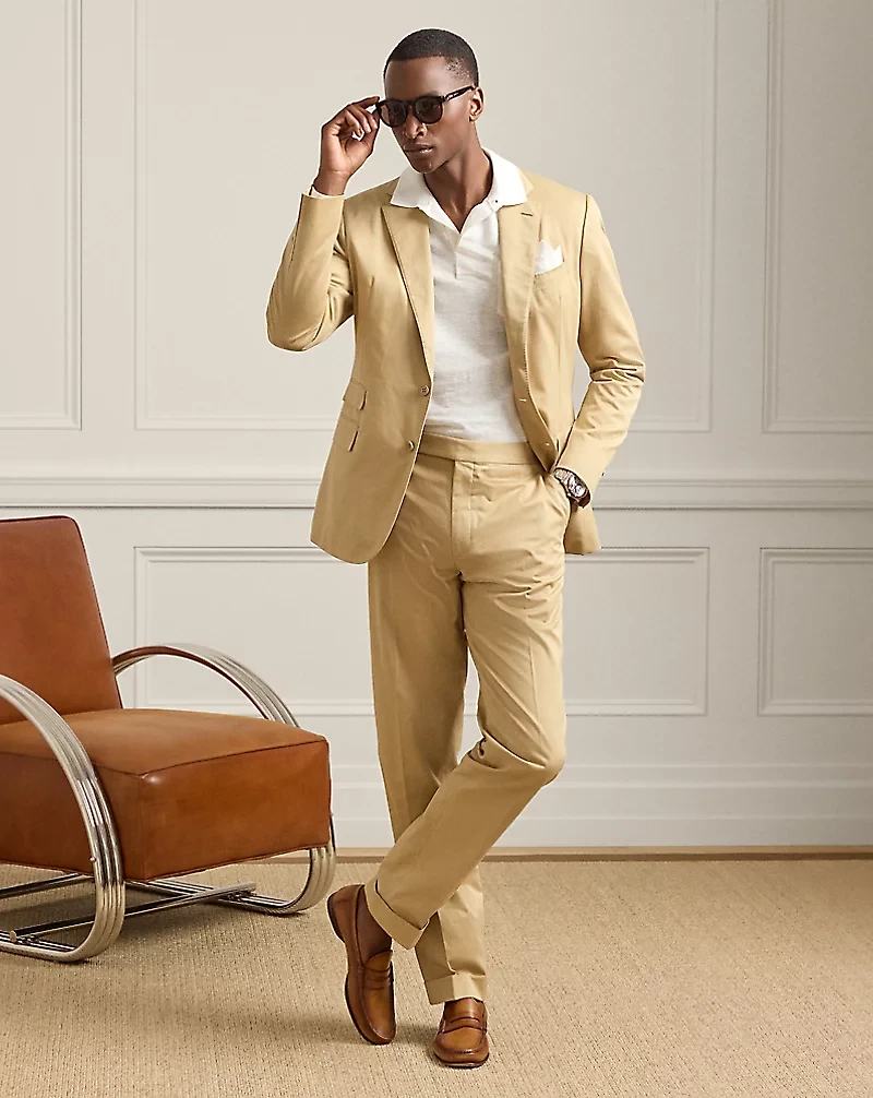 Gregory Hand-Tailored Sateen Trouser