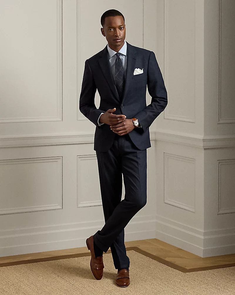 Gregory Hand-Tailored Glen Plaid Suit