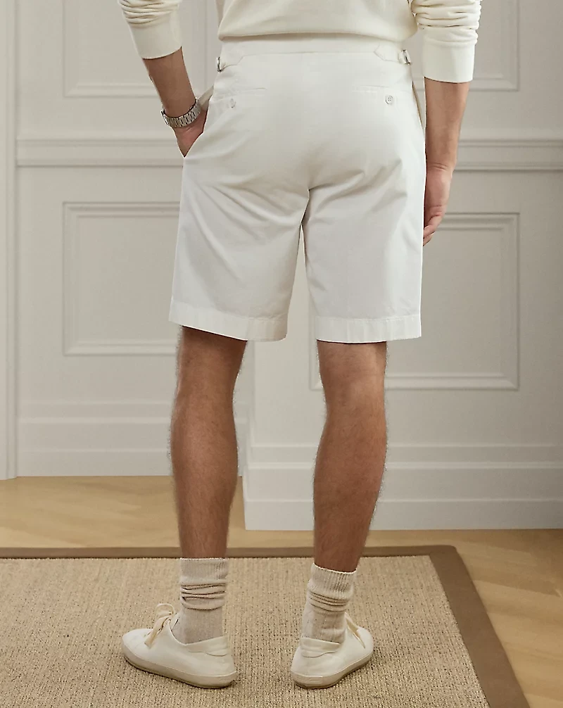 Hand-Tailored Stretch Chino Short