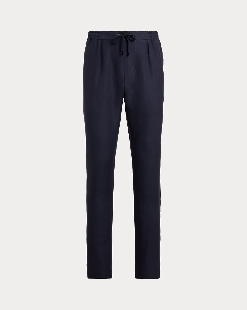Silk-Linen Trouser