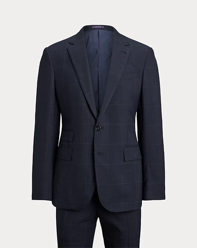 Kent Hand-Tailored Glen Plaid Wool Suit