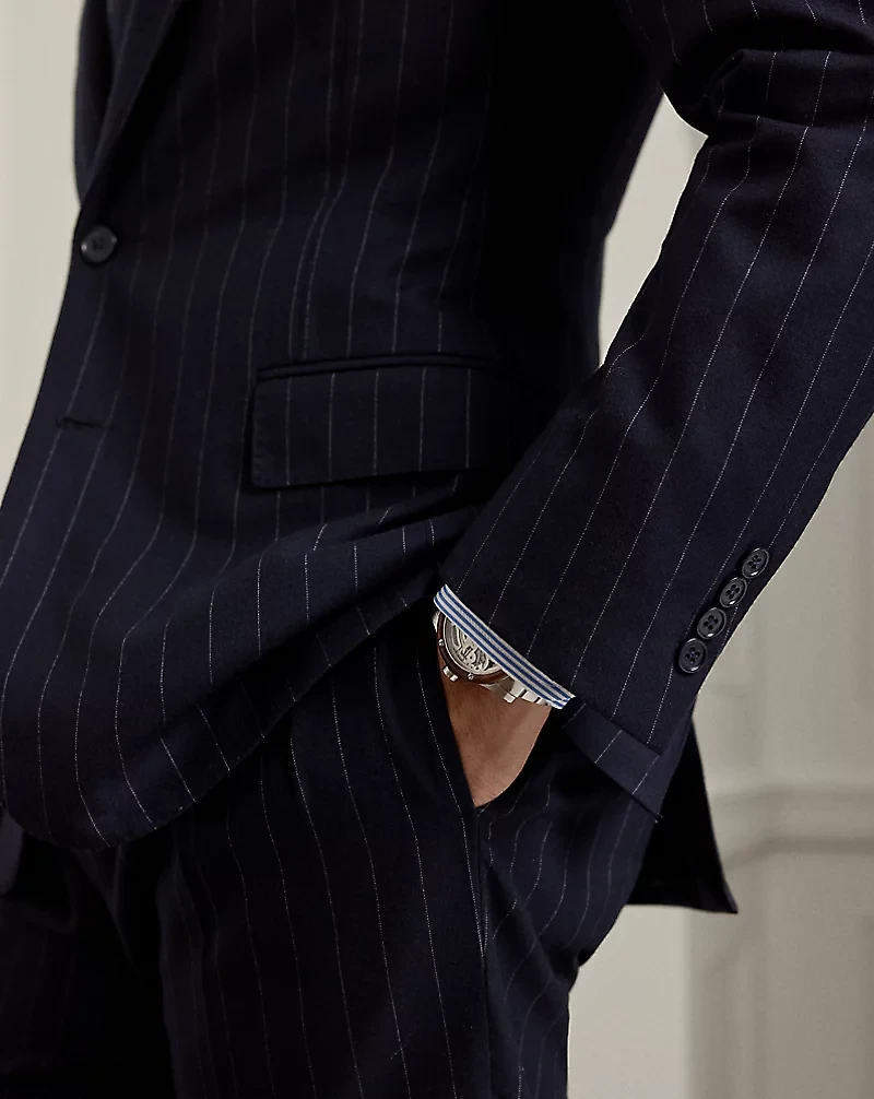 Gregory Hand-Tailored Pinstripe Suit