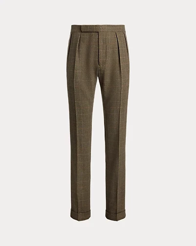 Gregory Handmade Plaid Cashmere Trouser