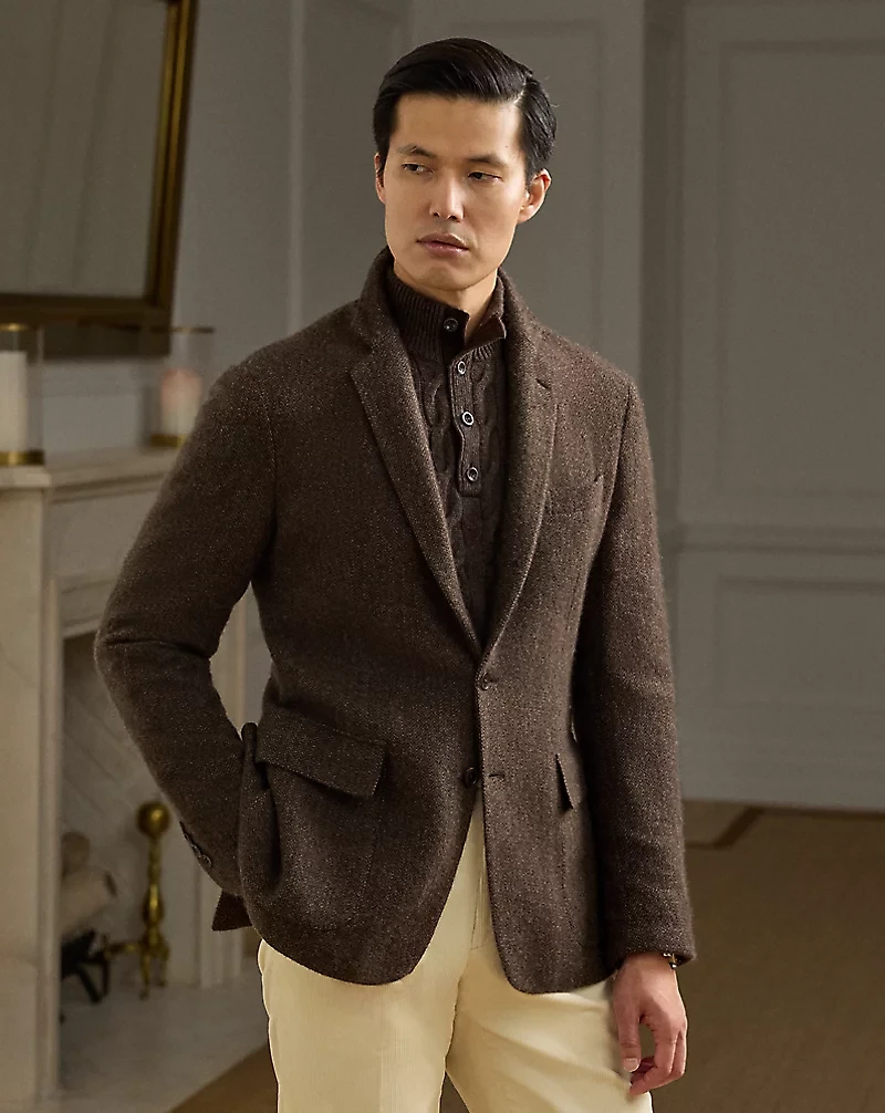 Hadley Hand-Tailored Herringbone Jacket