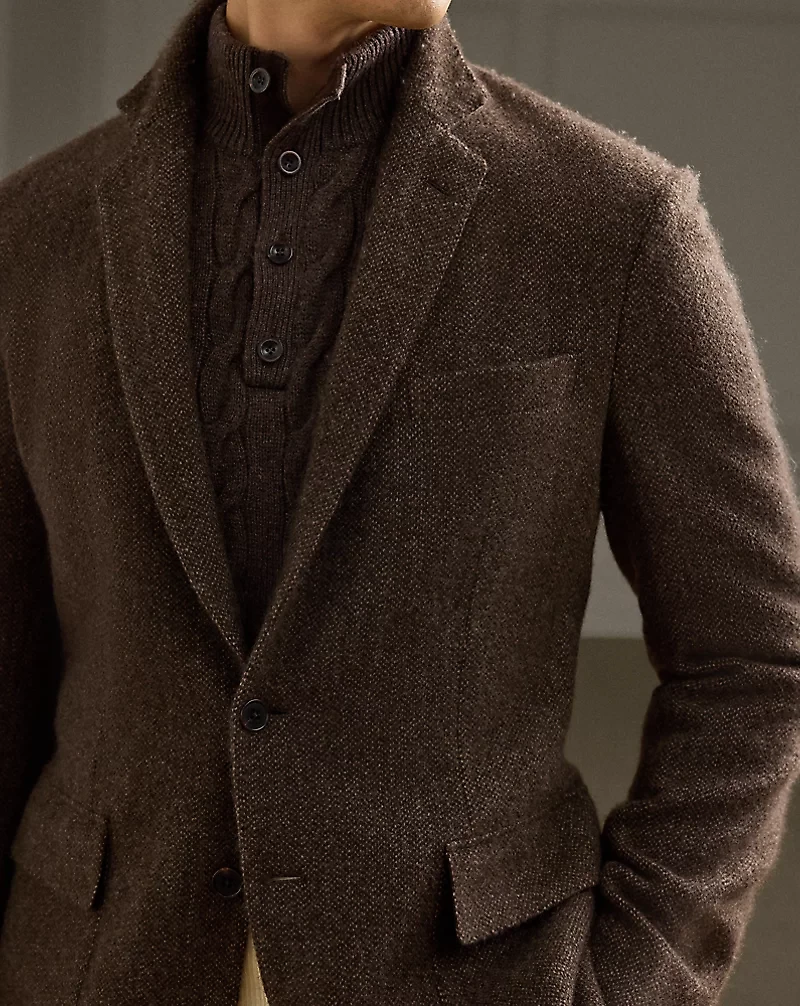 Hadley Hand-Tailored Herringbone Jacket