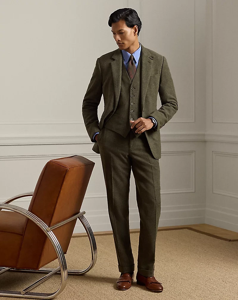 Kent Hand-Tailored Tick-Weave Jacket
