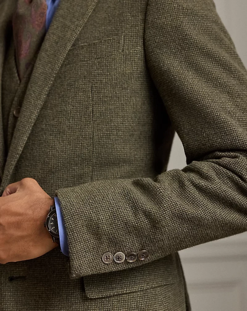Kent Hand-Tailored Tick-Weave Jacket