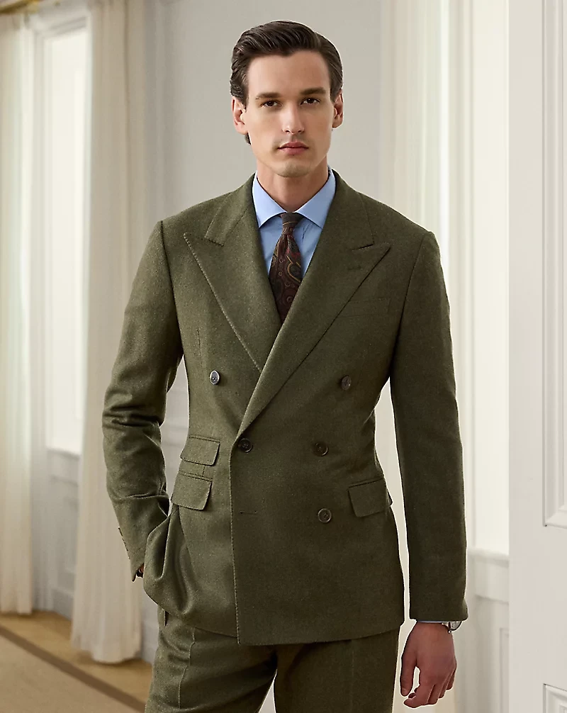 Kent Hand-Tailored Textured Twill Suit