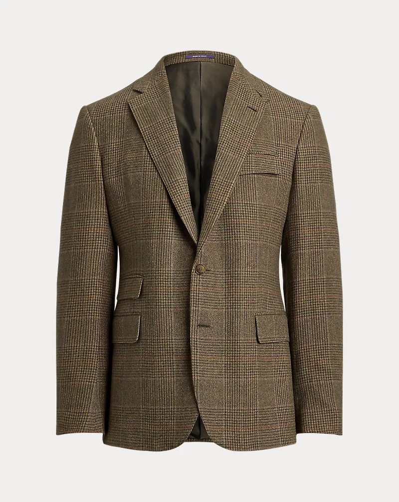 Kent Handmade Plaid Cashmere Jacket