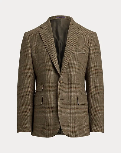Kent Handmade Plaid Cashmere Jacket