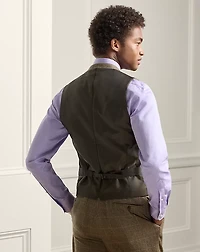 Handmade Plaid Cashmere Vest