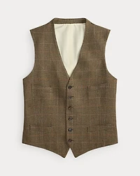 Handmade Plaid Cashmere Vest