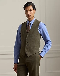 Hand-Tailored Tick-Weave Vest