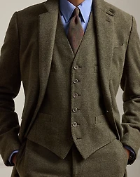 Hand-Tailored Tick-Weave Vest