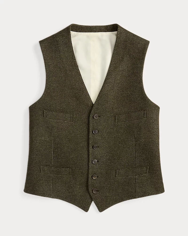 Hand-Tailored Tick-Weave Vest