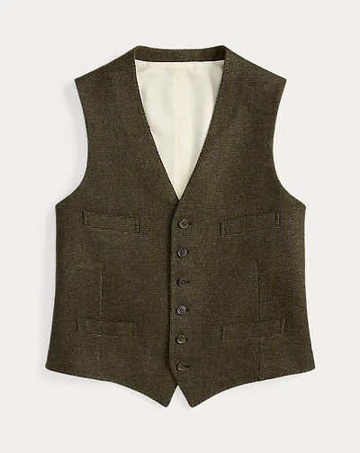 Hand-Tailored Tick-Weave Vest