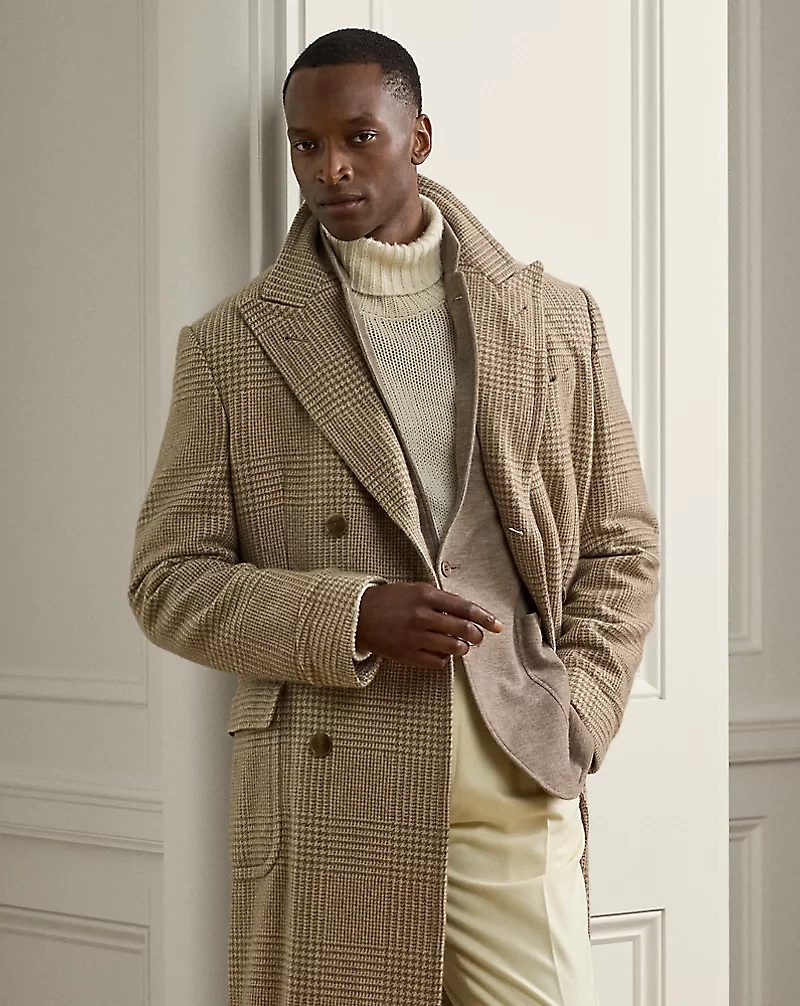 Hand-Tailored Cashmere-Wool Topcoat